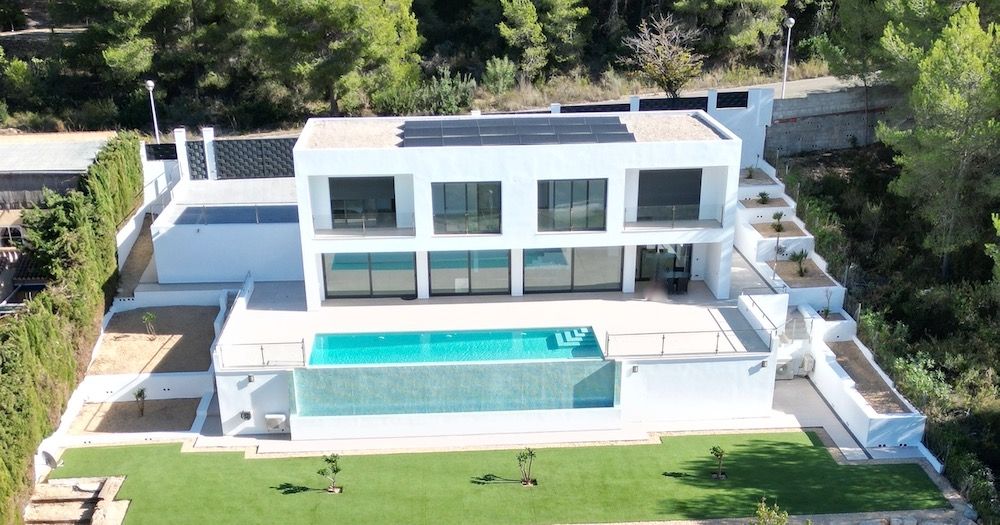 Vista exterior de Finca rústica en venda en Jávea / Xàbia amb Aire condicionat, Calefacció i Jardí privat