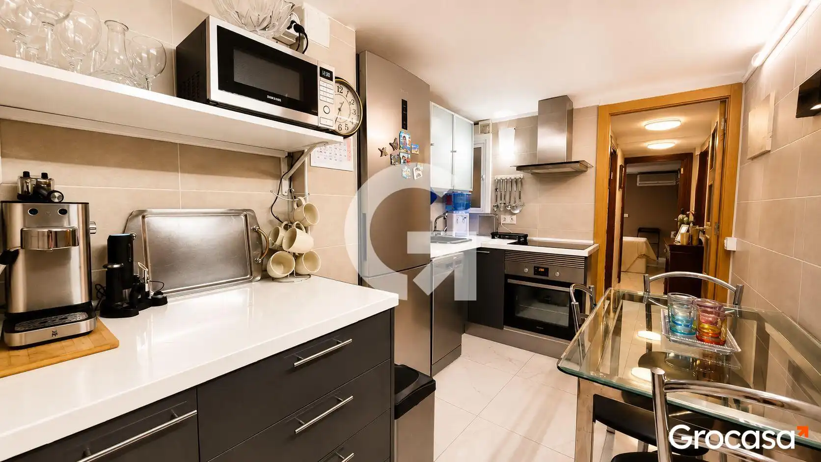 Kitchen of Flat for sale in Barcelona  with Air Conditioner and Heating