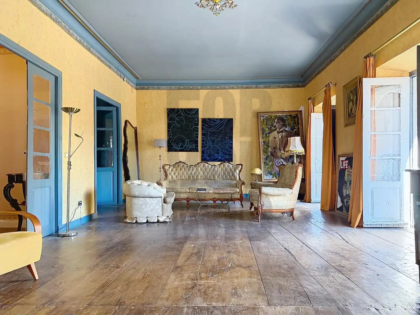Wohnzimmer von Country house zum Verkauf in Bera, Navarra