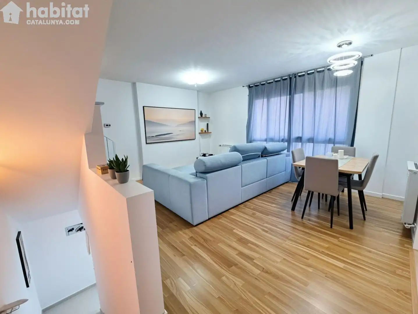 Sala de estar de Casa adosada en venta en Piera con Calefacción, Terraza y Alarma