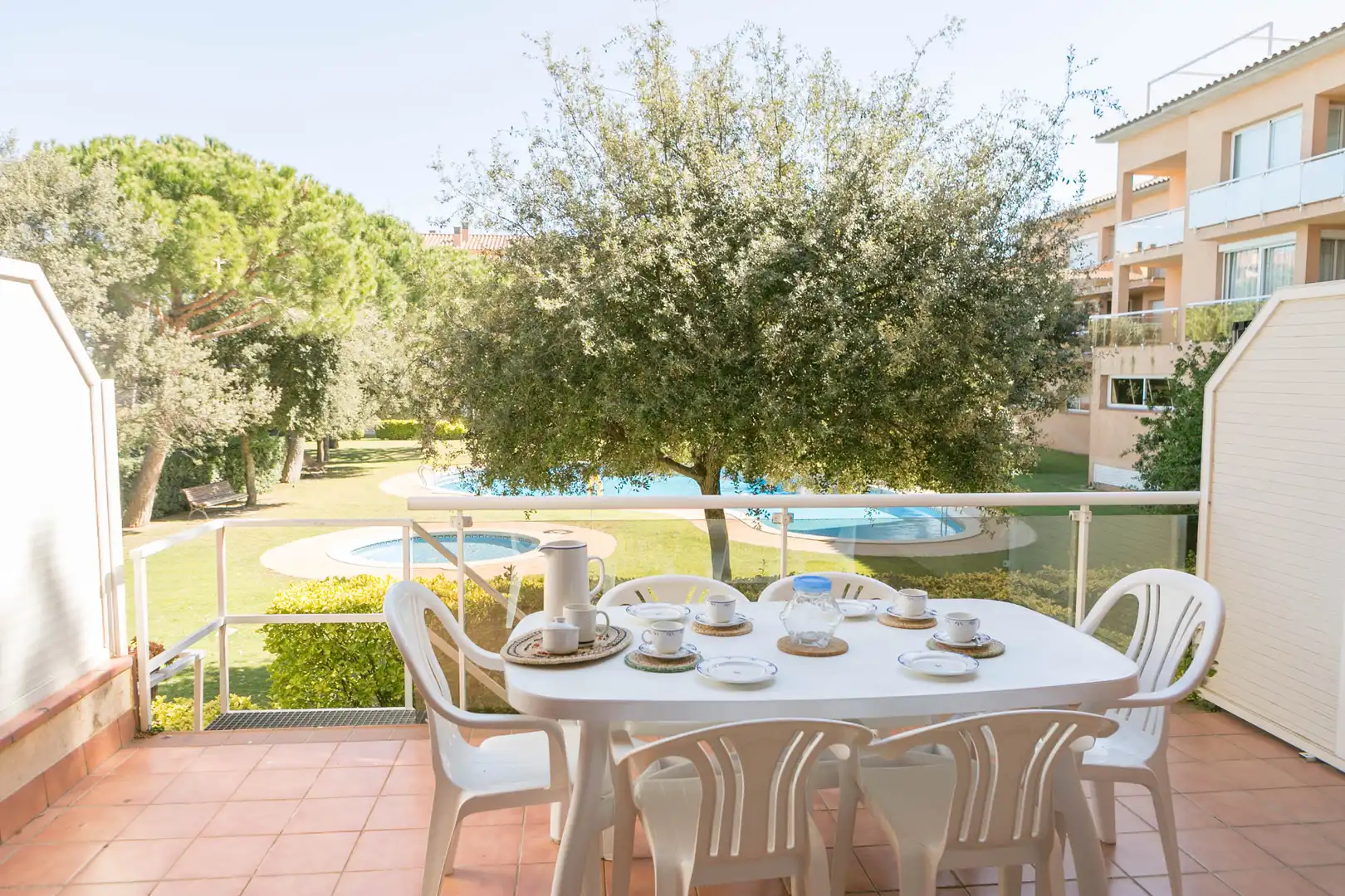 Garten von Wohnungen zum Verkauf in Pals mit Terrasse und Gemeinschaftspool