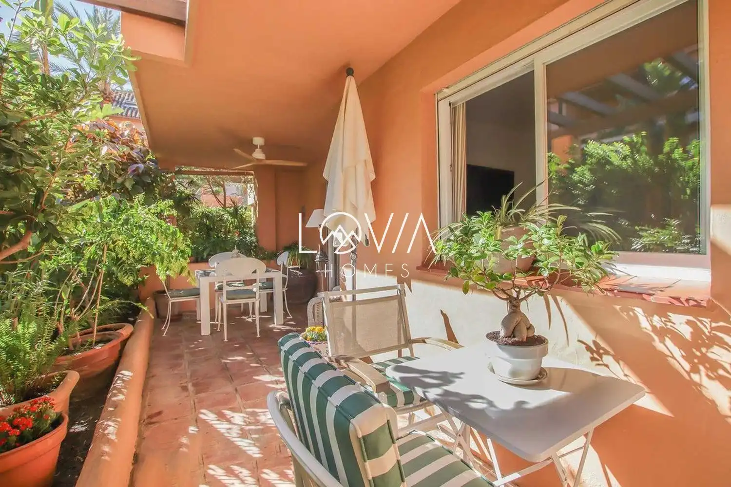 Terrace of Flat for sale in Marbella  with Air Conditioner, Terrace and Swimming Pool