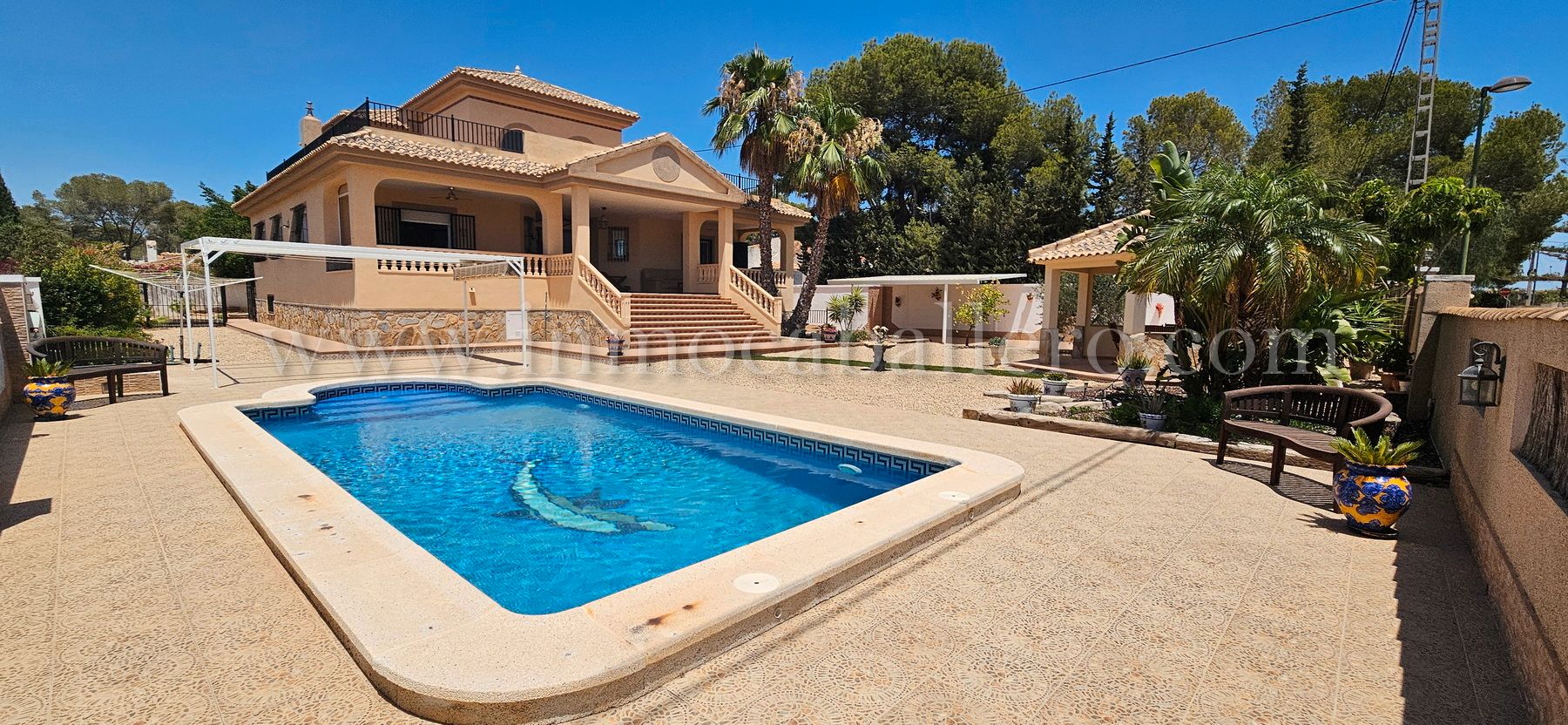 Exterior view of House or chalet for sale in Pilar de la Horadada  with Air Conditioner, Heating and Private garden