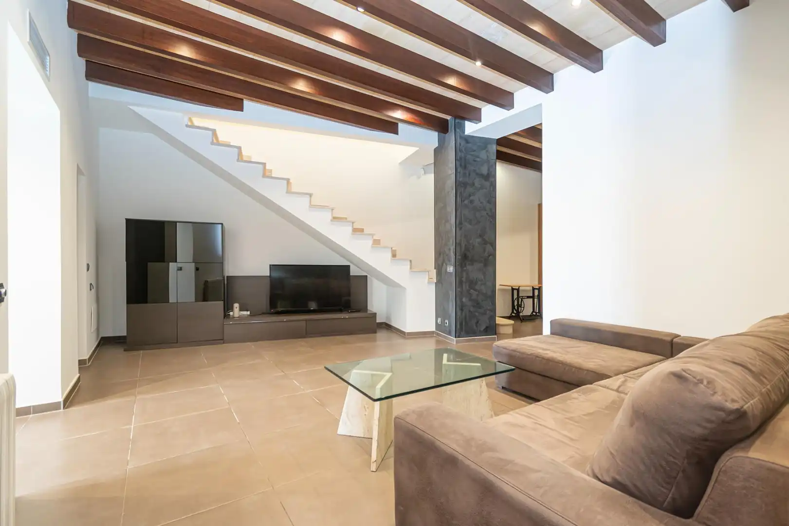 Sala de estar de Casa o chalet de alquiler en Campanet con Aire acondicionado, Calefacción y Terraza