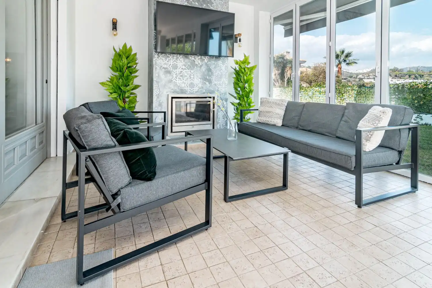 Terrace of Houses for rent in Marbella  with Terrace and Swimming Pool