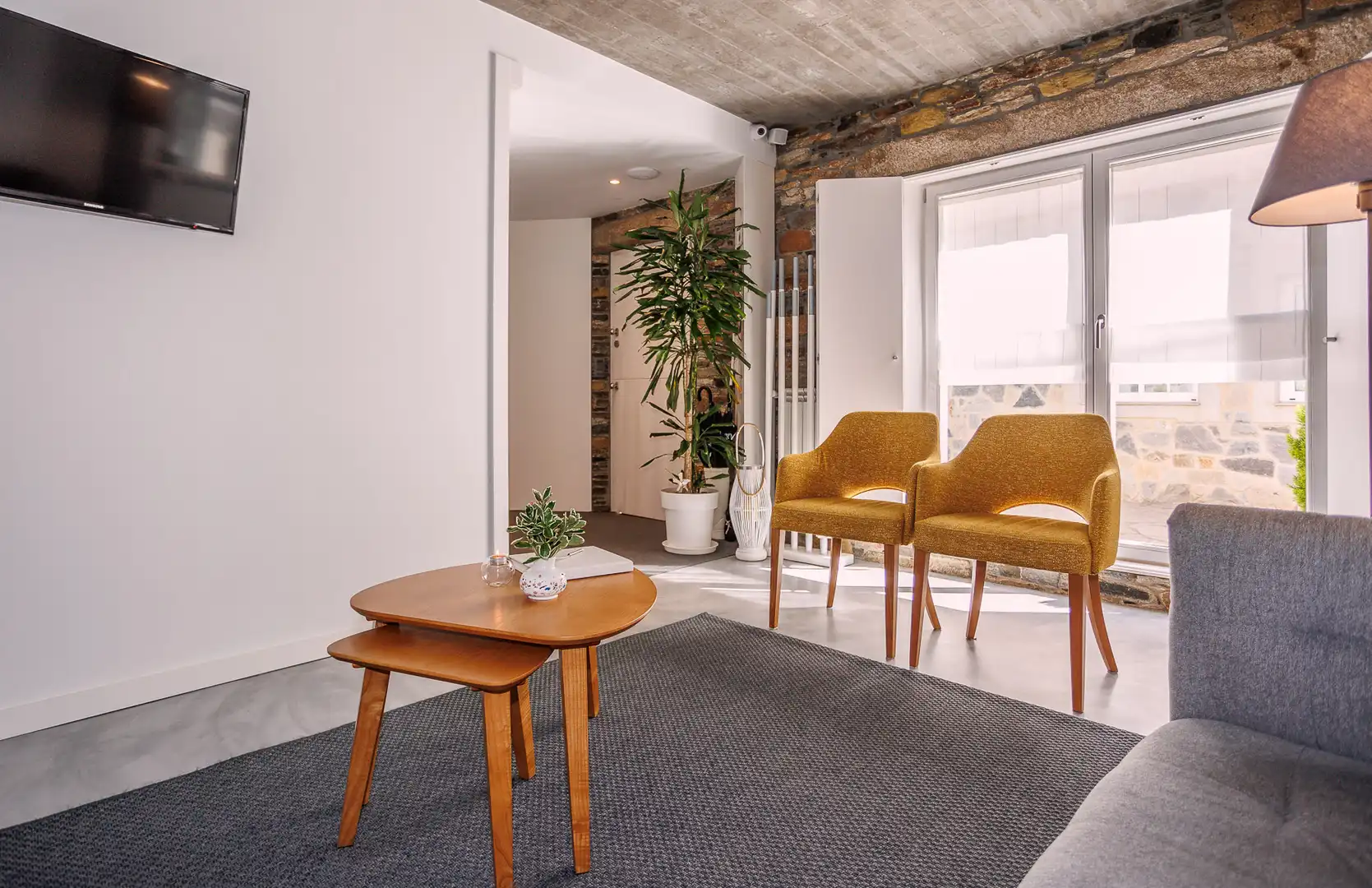 Sala de estar de Casa o chalet en venta en Melide con Amueblado