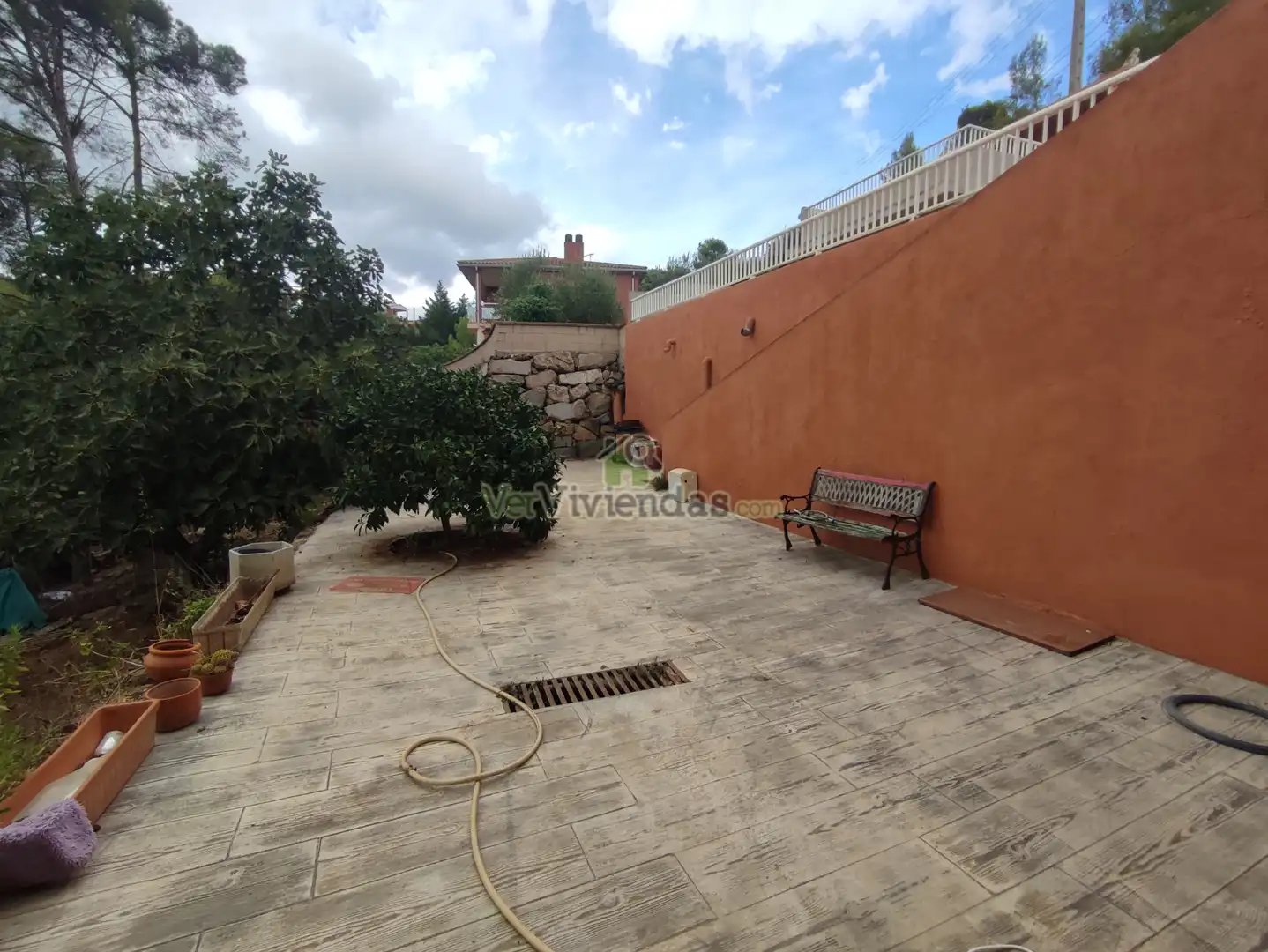 Jardí de Casa o xalet en venda en Vallirana amb Aire condicionat, Calefacció i Jardí privat