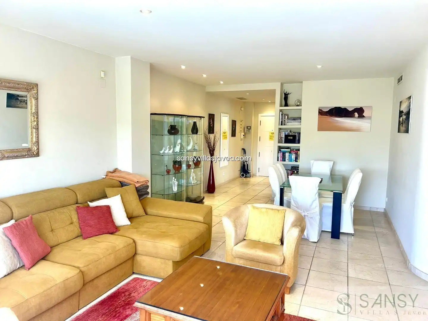 Sala de estar de Ático en venta en Moraira con Aire acondicionado y Trastero