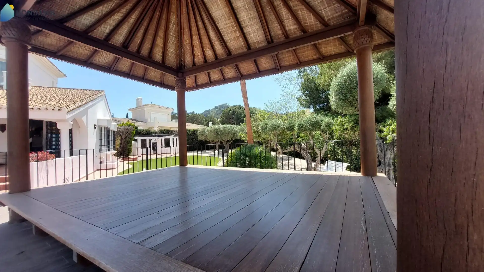Terrassa de Casa o xalet en venda en Cartagena amb Aire condicionat, Jardí privat i Terrassa