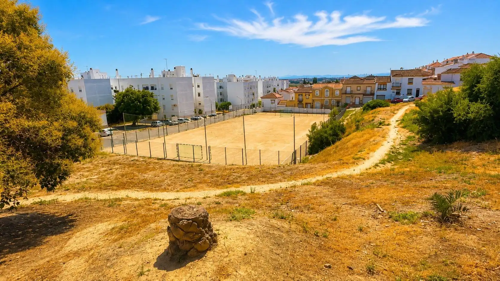 Vista exterior de Casa adosada en venta en Chiclana de la Frontera con Jardín privado, Terraza y Trastero