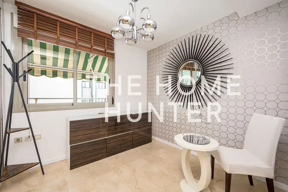 Comedor de Piso de alquiler en Madrid con Aire acondicionado, Calefacción y Jardín privado