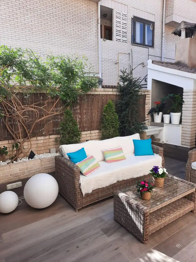 Terrace of Detached homes for sale in Sagunto / Sagunt  with Air Conditioner, Heating and Parquet flooring