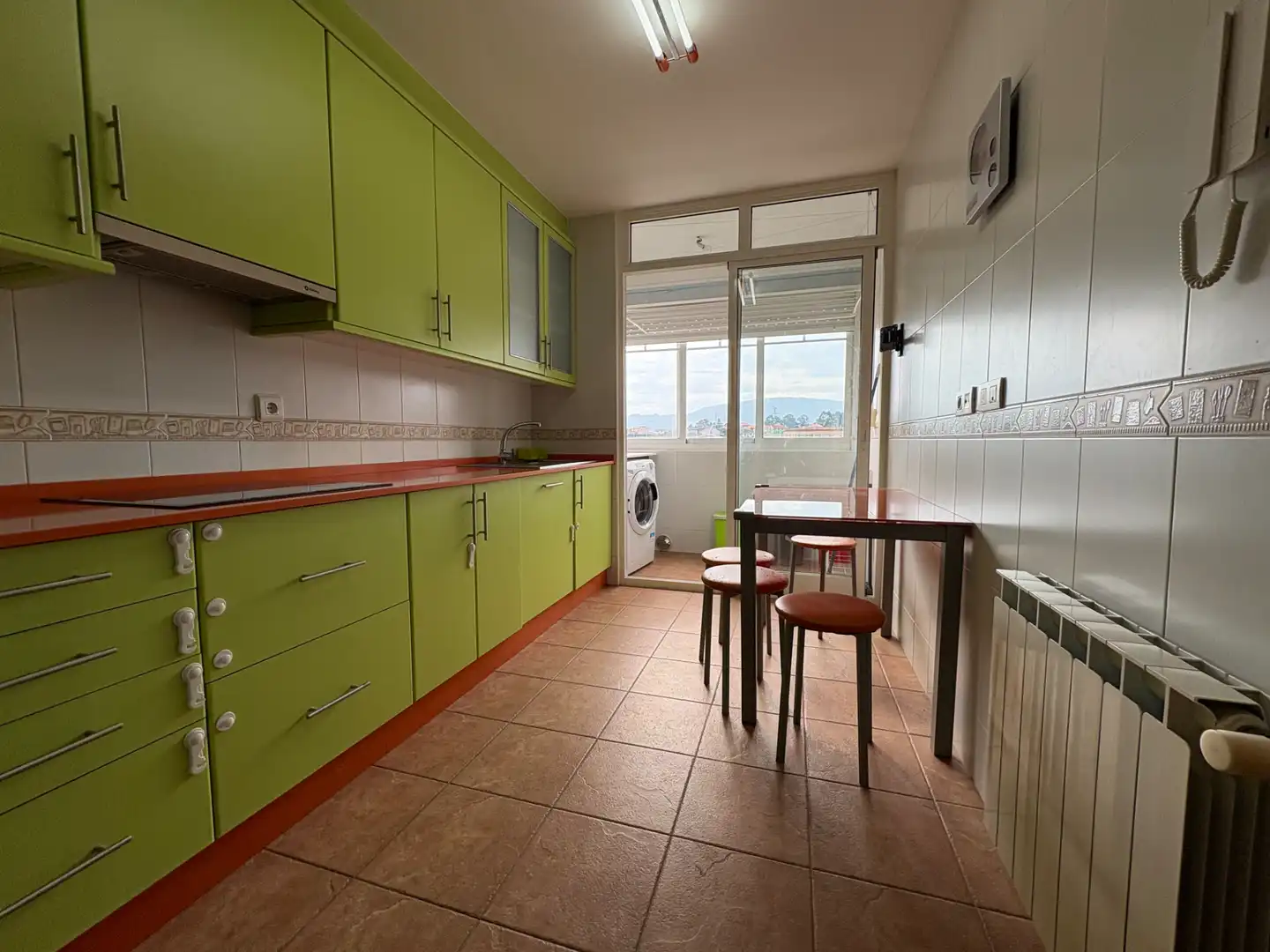 Kitchen of Flat for rent in Narón  with Heating, Storage room and Furnished