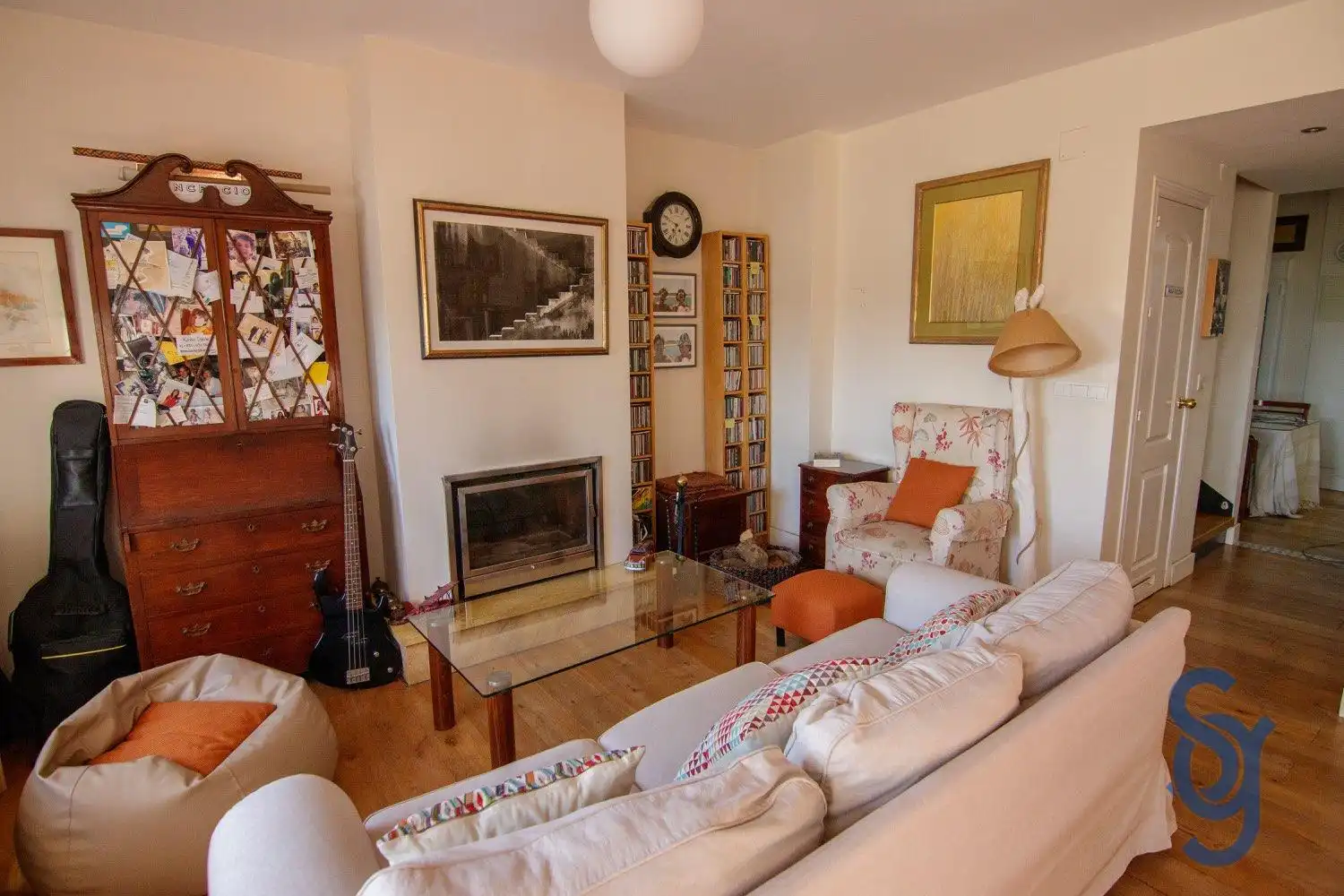 Living room of Detached homes for sale in Málaga  with Air Conditioner, Parquet flooring and Terrace