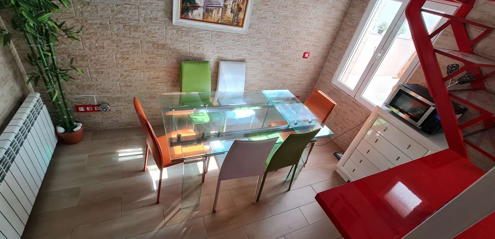 Menjador de Apartament per a compartir en  Madrid Capital amb Aire condicionat, Calefacció i Terrassa