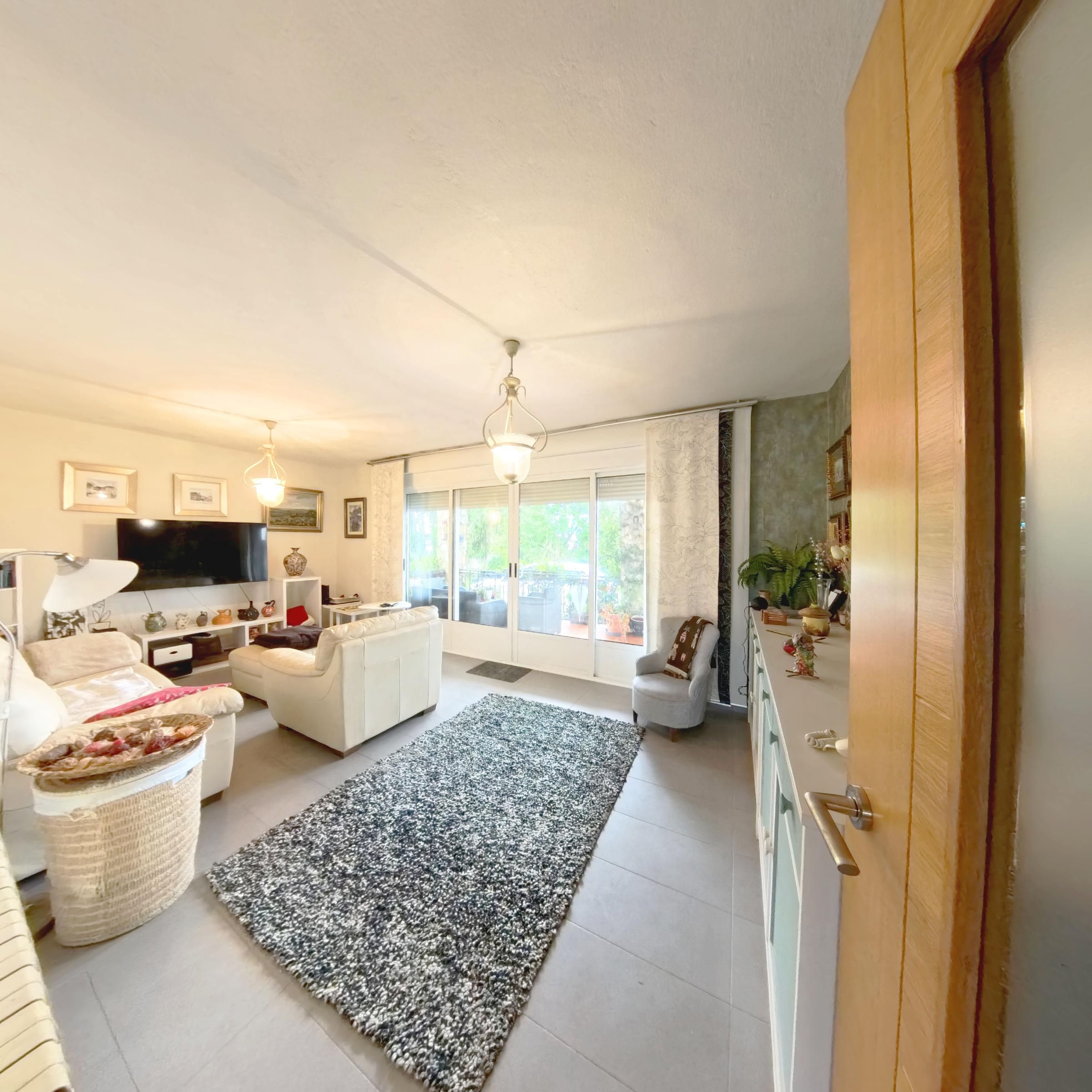 Sala de estar de Casa adosada en venta en Ames con Terraza