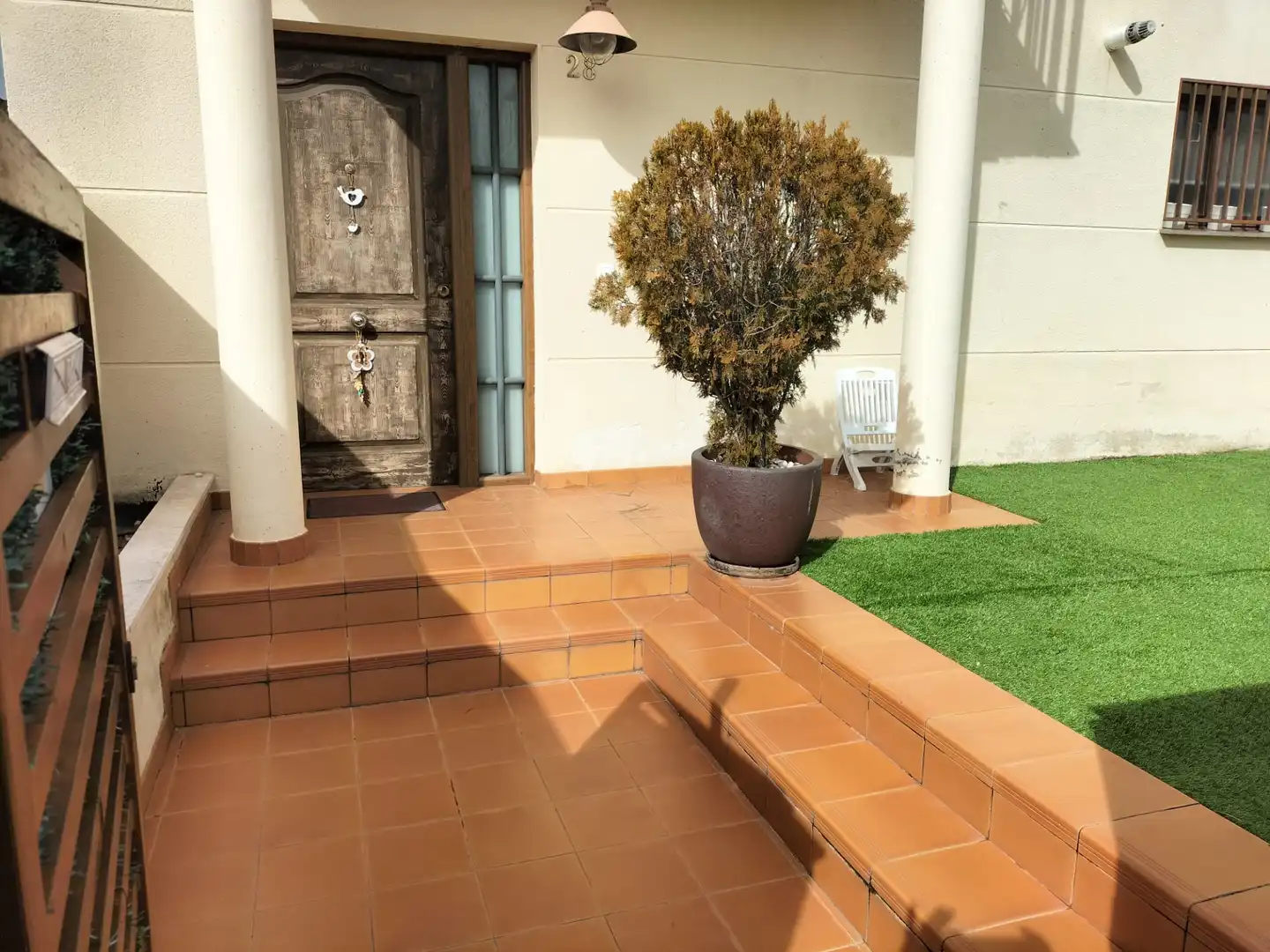 Terrace of Detached homes for sale in Plasencia  with Air Conditioner, Heating and Private garden