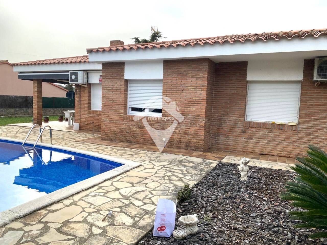 Vista exterior de Casa o xalet en venda en Sant Quirze del Vallès amb Aire condicionat, Calefacció i Jardí privat