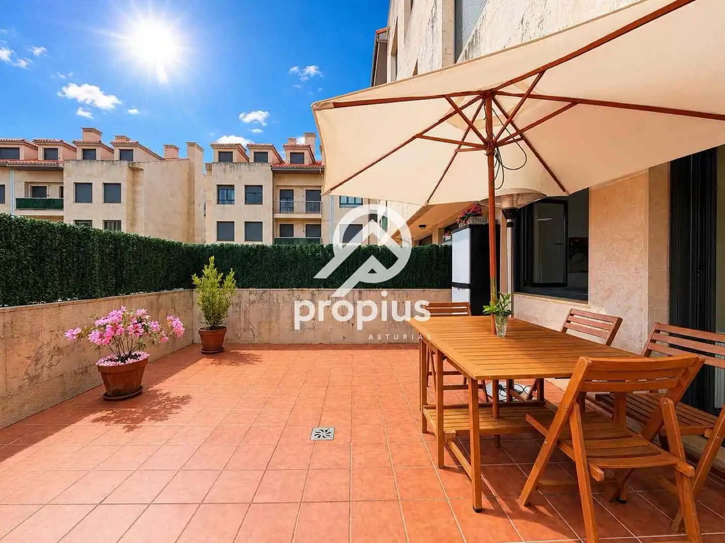 Terrace of Flat for sale in Llanes  with Heating, Terrace and Storage room