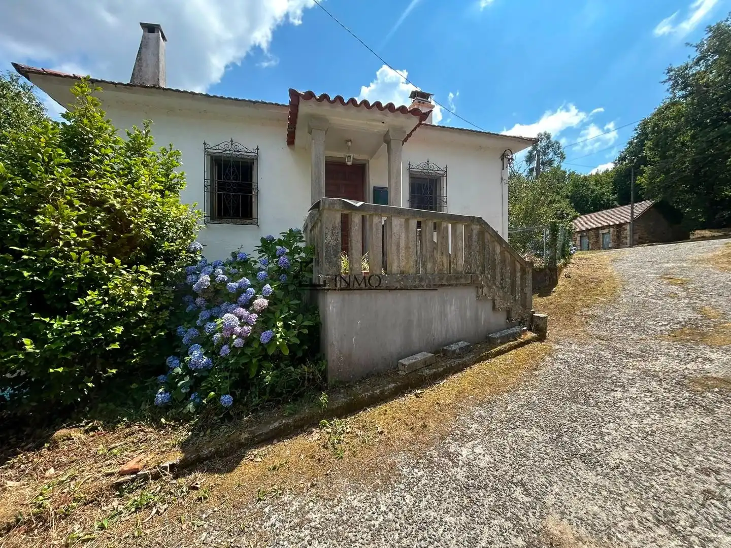 Vista exterior de Casa o xalet en venda en Forcarei amb Calefacció, Jardí privat i Traster