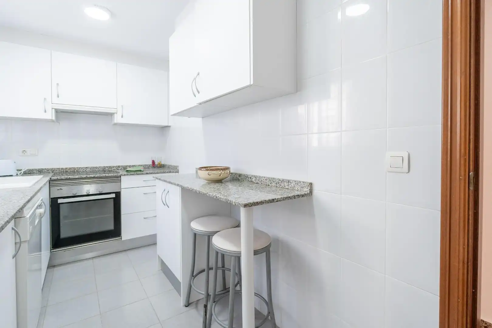 Cocina de Piso de alquiler en Valencia con Aire acondicionado, Calefacción y Amueblado