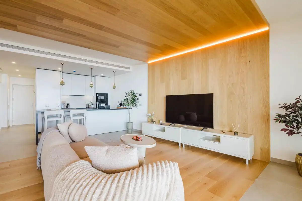 Living room of Flat for sale in Fuengirola  with Air Conditioner, Heating and Terrace