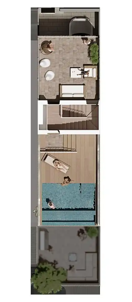 Swimming pool of Detached homes for sale in Cambrils  with Air Conditioner, Heating and Private garden