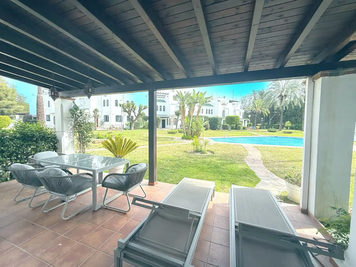 Garden of Detached homes for rent in Marbella  with Air Conditioner, Heating and Private garden