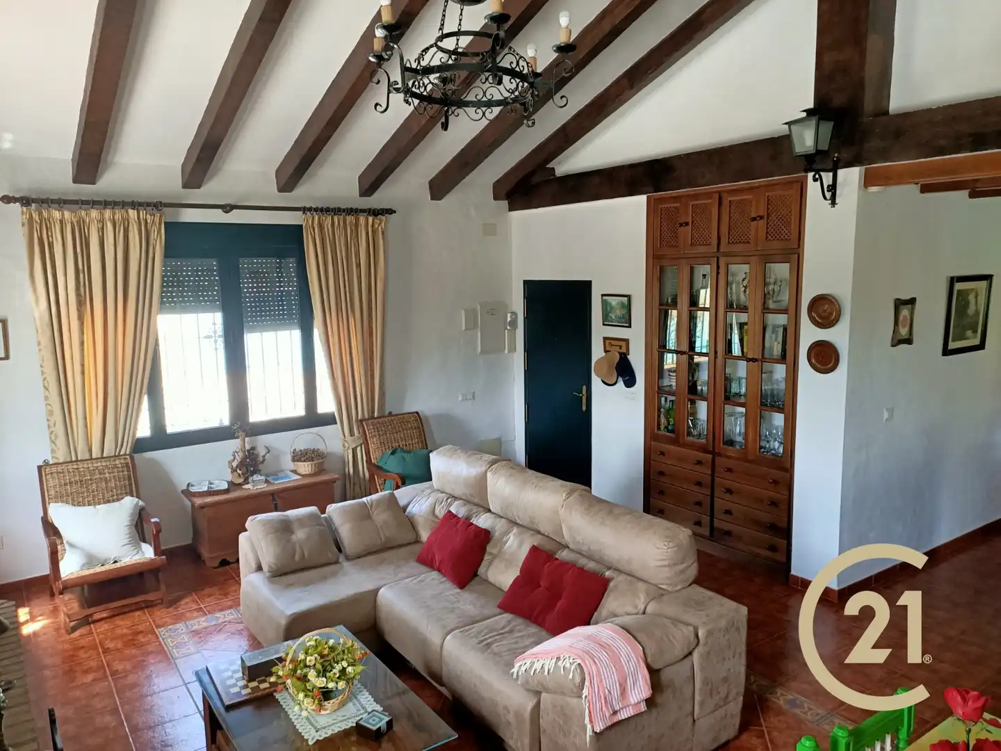 Sala de estar de Casa o chalet en venta en El Gastor con Aire acondicionado, Jardín privado y Terraza