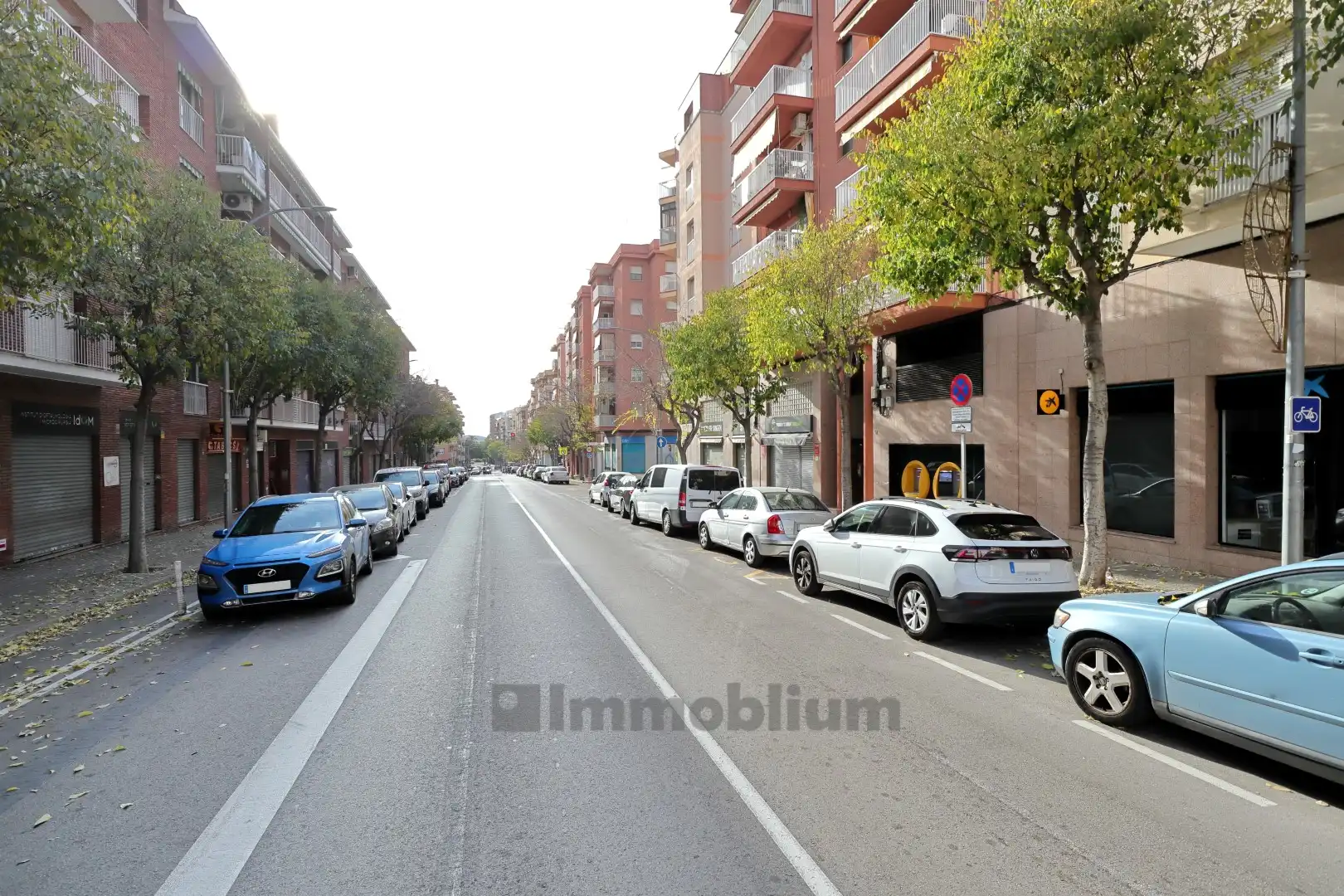 Vista exterior de Garatge en venda en Mataró