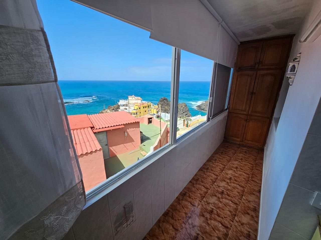 Schlafzimmer von Erdgeschoss miete in Tacoronte mit Möbliert und Balkon