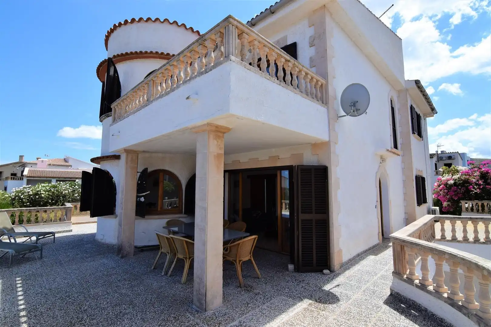 Außenansicht von Haus oder Chalet zur Miete in Artà mit Klimaanlage, Heizung und Terrasse