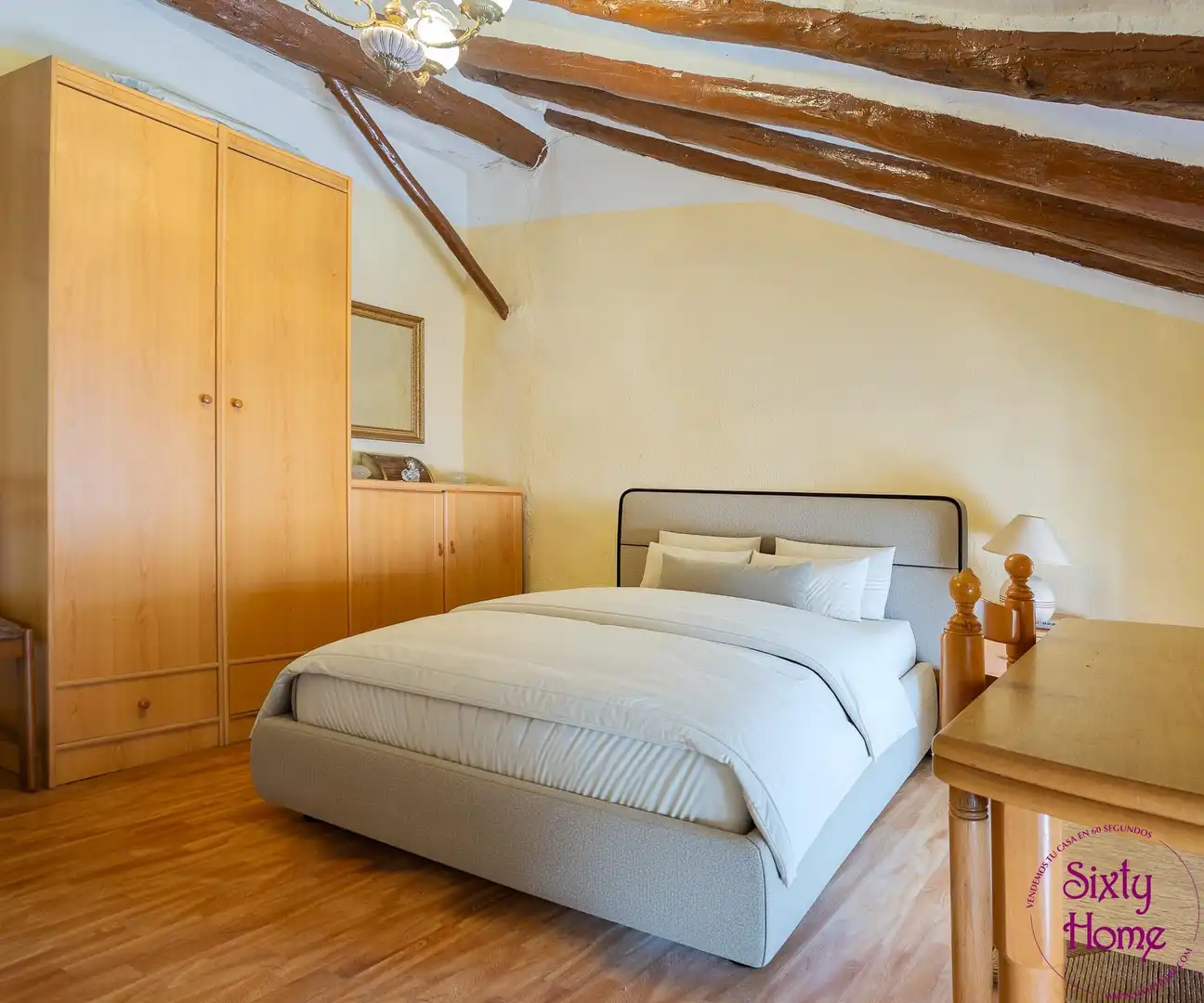 Bedroom of Houses for sale in Andorra (Teruel)  with Storage room, Furnished and Balcony