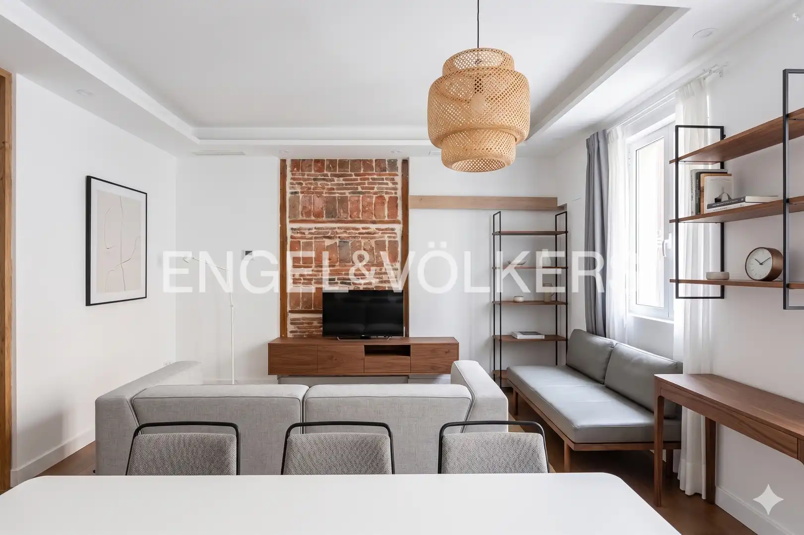 Wohnzimmer von Wohnung zum Verkauf in  Madrid Capital mit Klimaanlage und Heizung