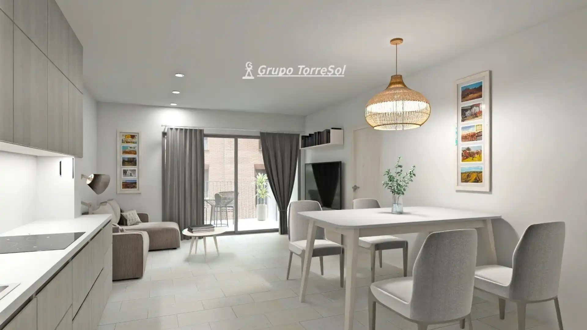 Living room of Flat for sale in Torredembarra  with Air Conditioner, Heating and Terrace