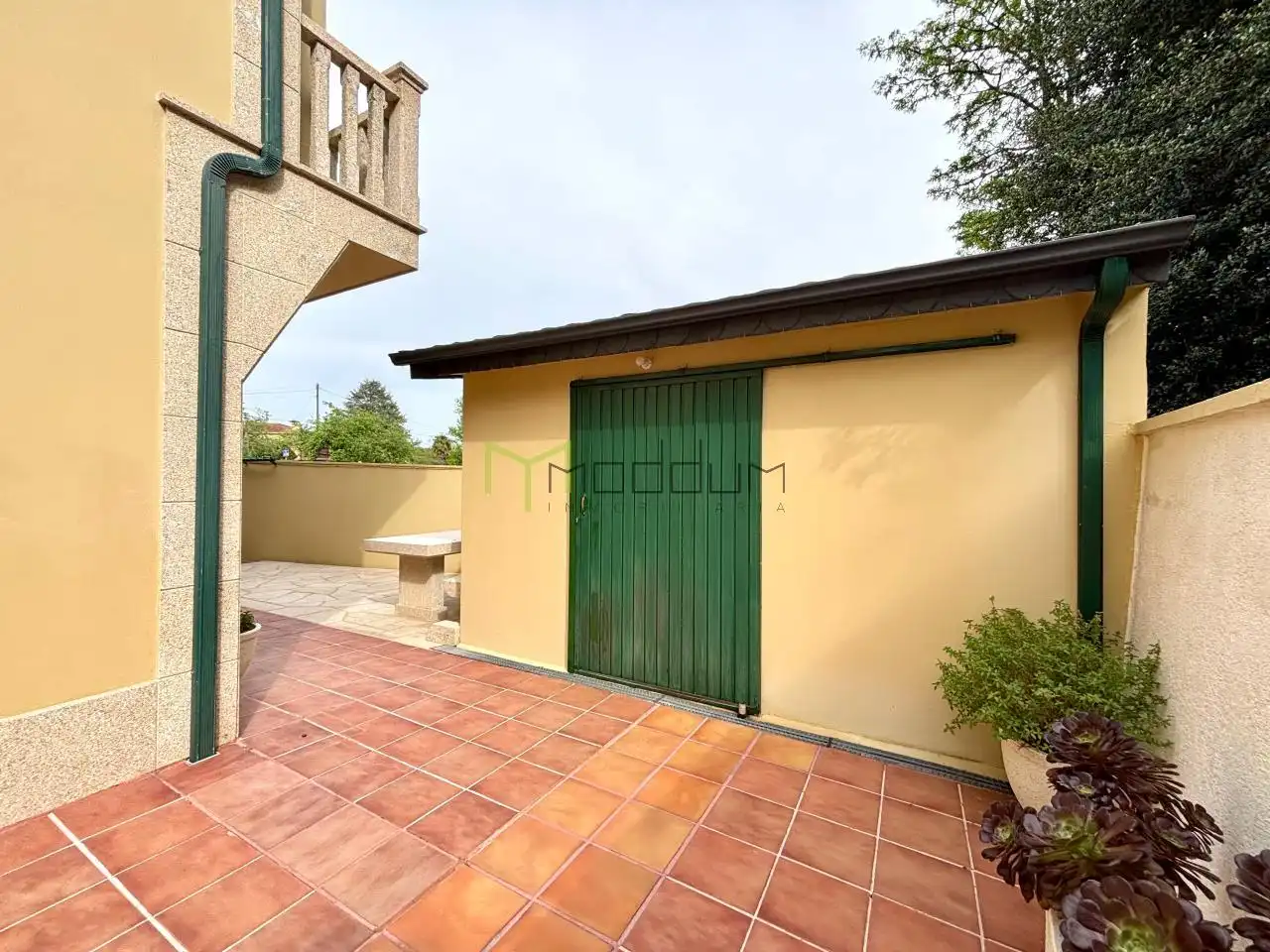 Terraza de Casa o chalet en venta en Ames con Calefacción, Jardín privado y Parquet