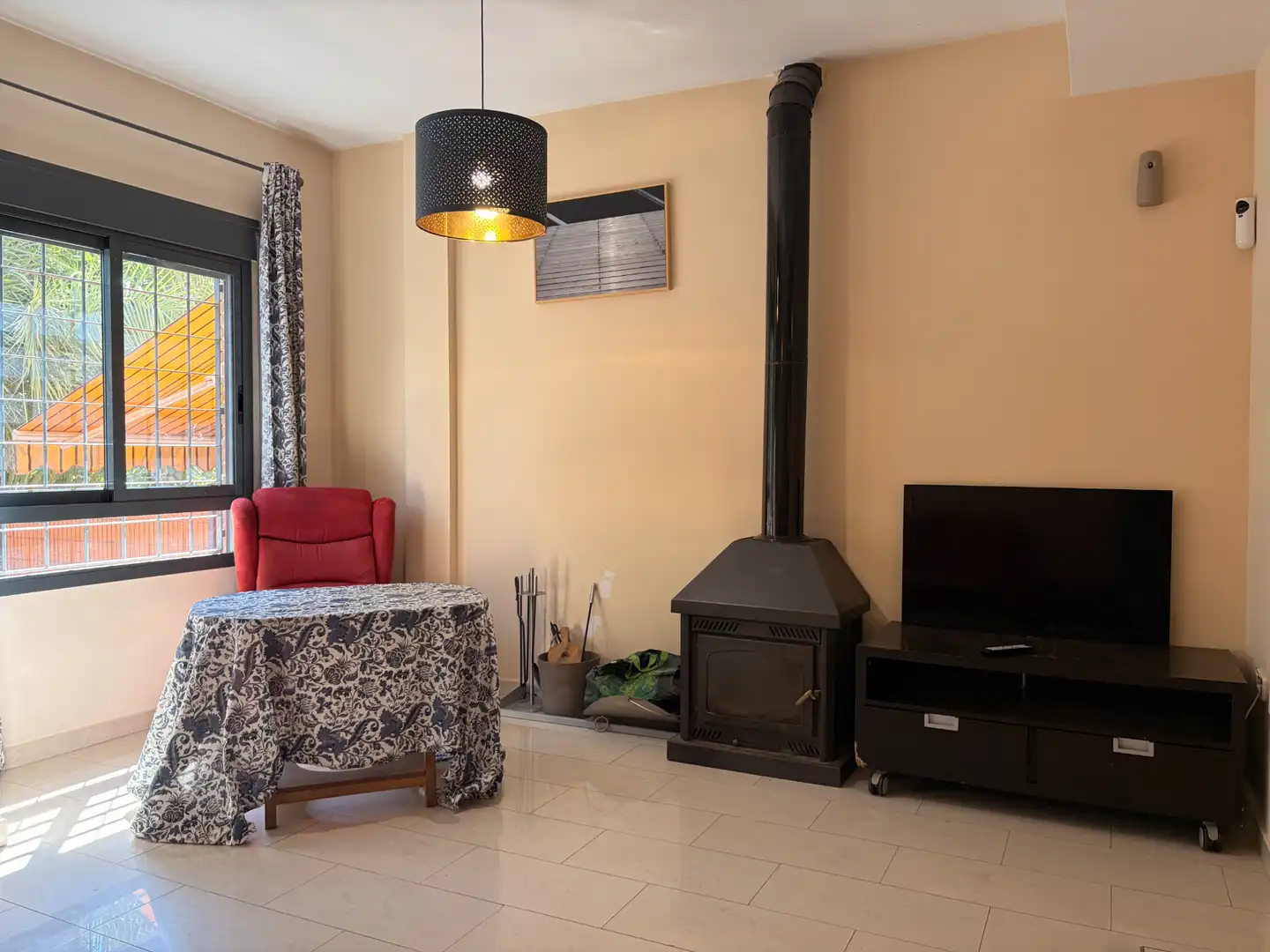 Wohnzimmer von Einfamilien-Reihenhaus zum Verkauf in Murcia mit Klimaanlage, Terrasse und Abstellraum