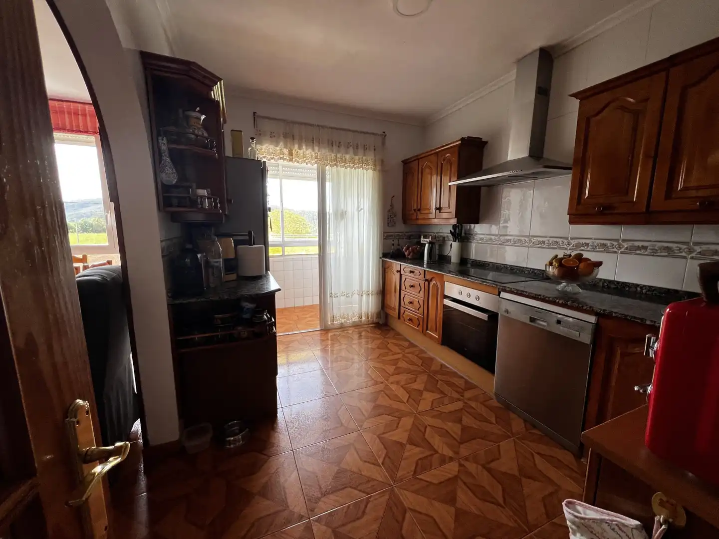 Cocina de Casa o chalet en venta en Polanco con Calefacción, Jardín privado y Parquet