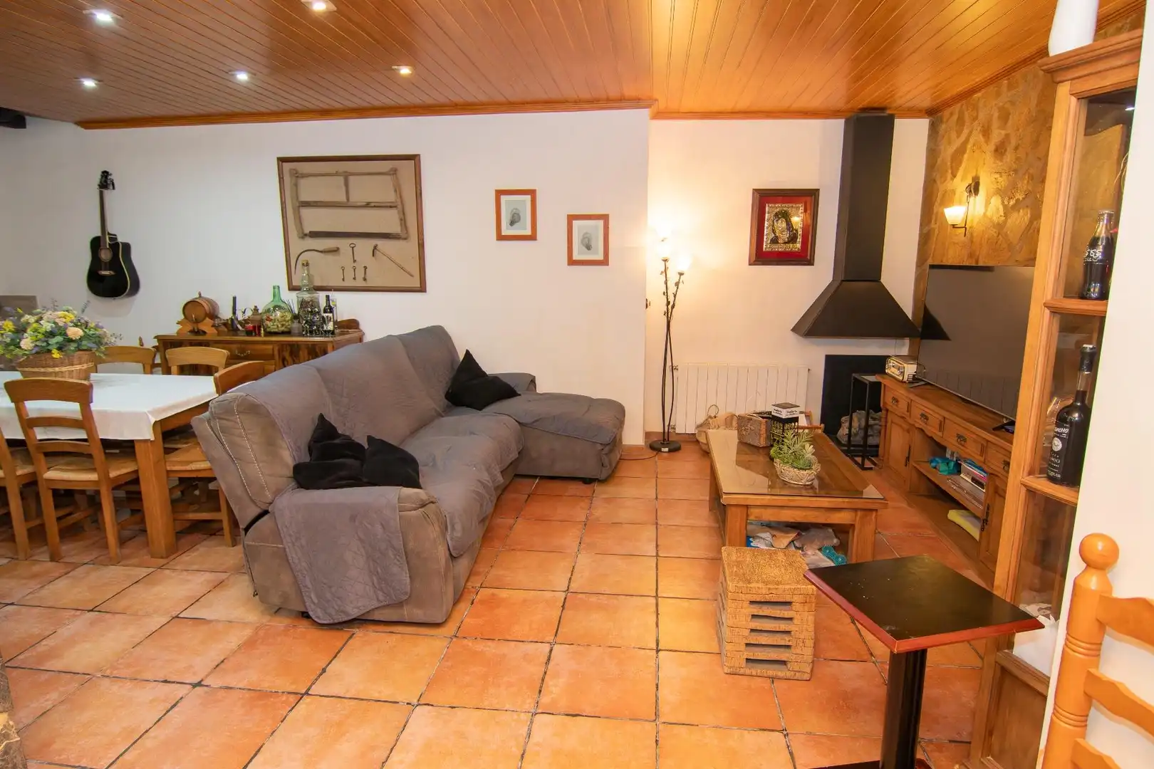 Living room of Duplexes for sale in Cocentaina  with Air Conditioner, Parquet flooring and Storage room