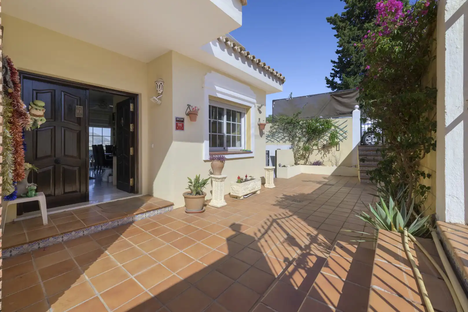Terrassa de Casa o xalet en venda en Mijas amb Aire condicionat, Terrassa i Piscina