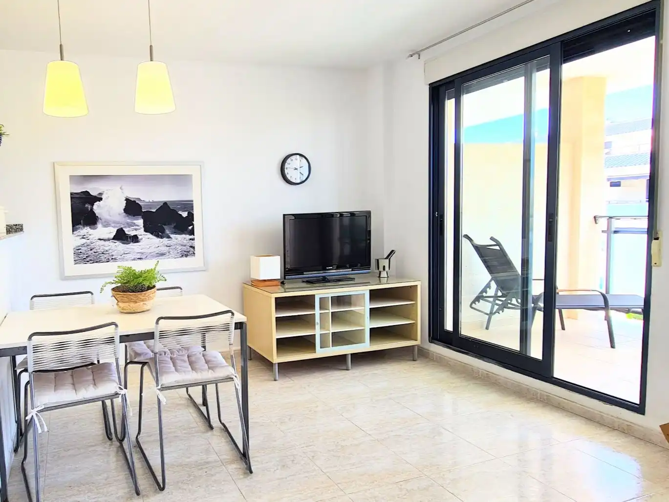 Sala de estar de Piso de alquiler en Playas de Puçol