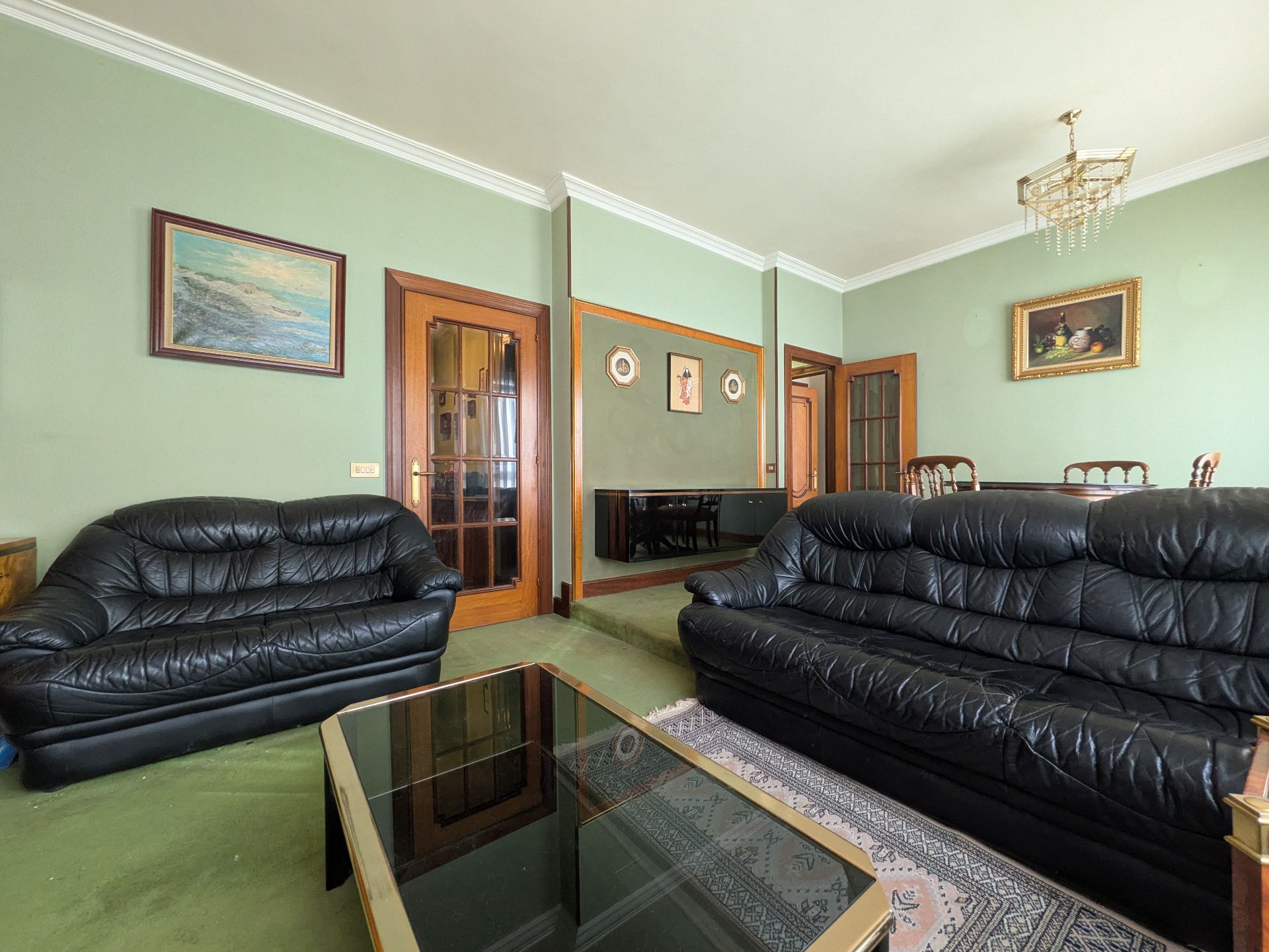 Sala d'estar de Apartament en venda en Bilbao  amb Calefacció i Moblat