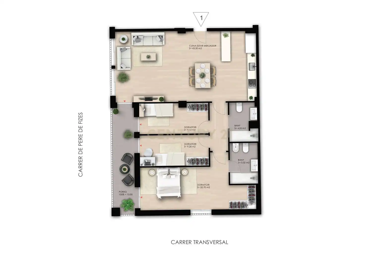 Planta baja en venta en Terrassa con Aire acondicionado y Alarma