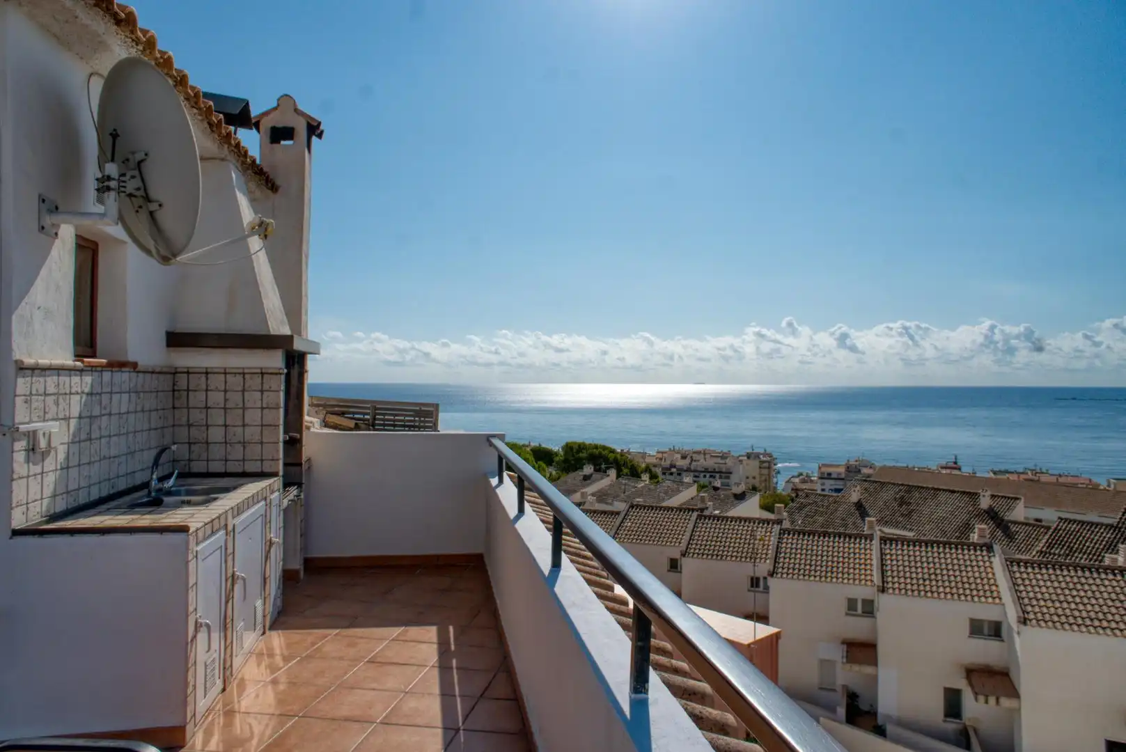Vista exterior de Ático en venta en Altea con Aire acondicionado