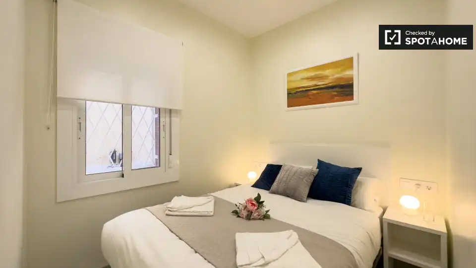 Habitación de Piso de alquiler en Barcelona con Aire acondicionado, Calefacción y Amueblado