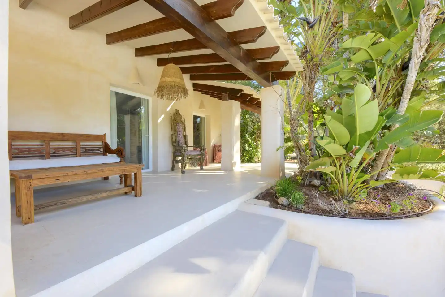 Terrace of Houses for rent in Sant Josep de sa Talaia  with Private garden, Terrace and Swimming Pool