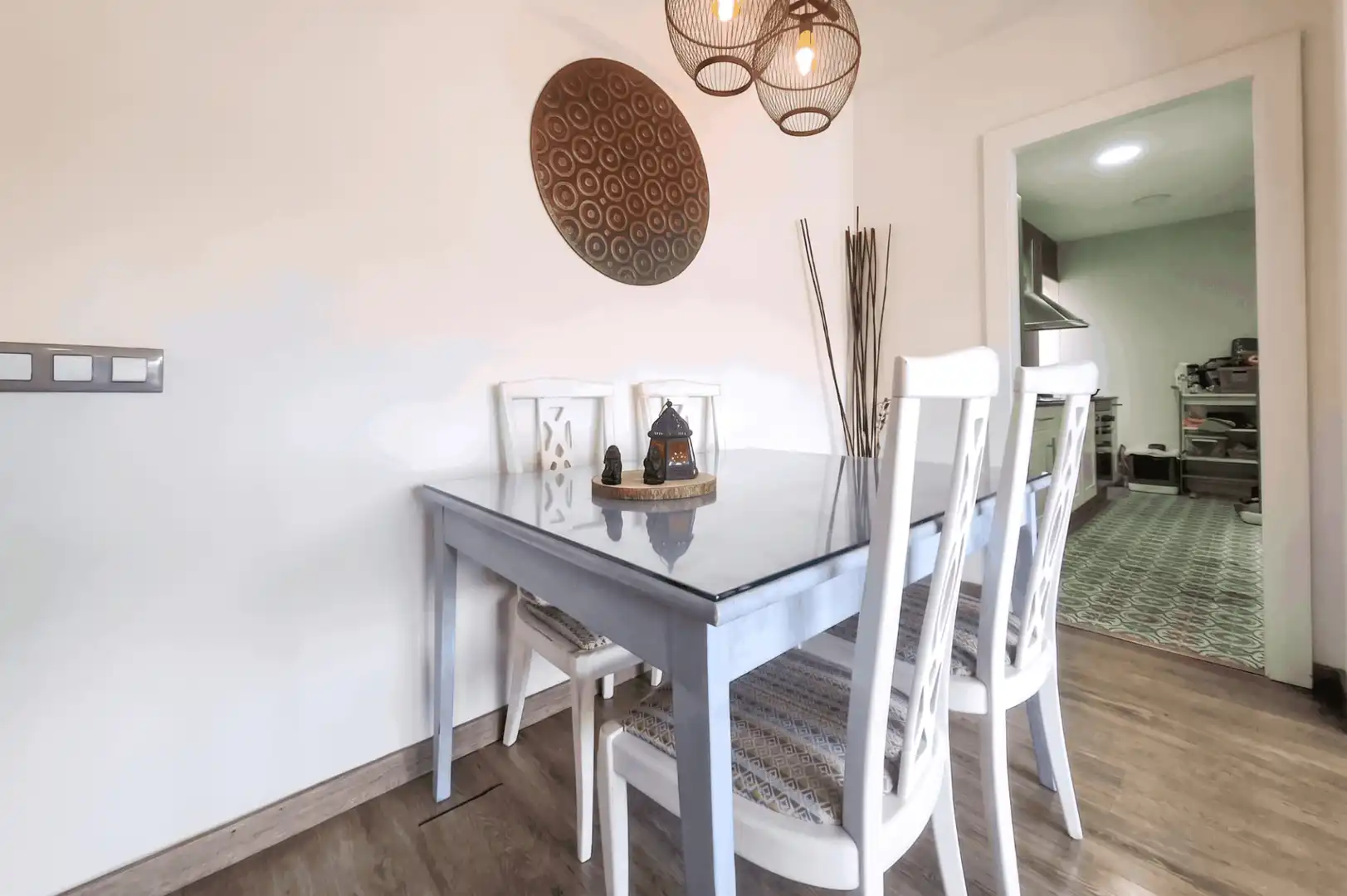 Dining room of Flat for sale in Castelldefels  with Air Conditioner, Heating and Parquet flooring