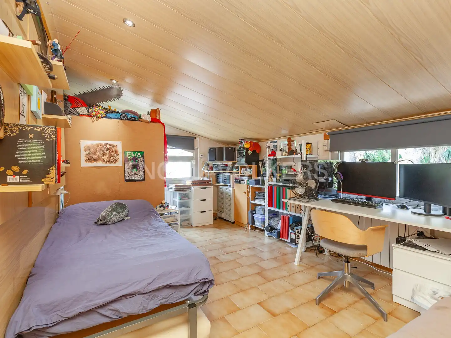 Bedroom of Houses for sale in Sant Cugat del Vallès  with Air Conditioner, Heating and Private garden