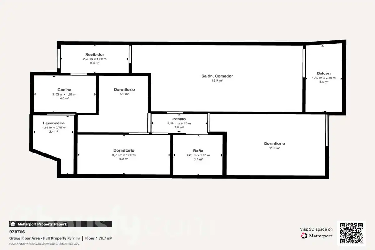 Flat for sale in Barcelona  with Air Conditioner, Parquet flooring and Terrace