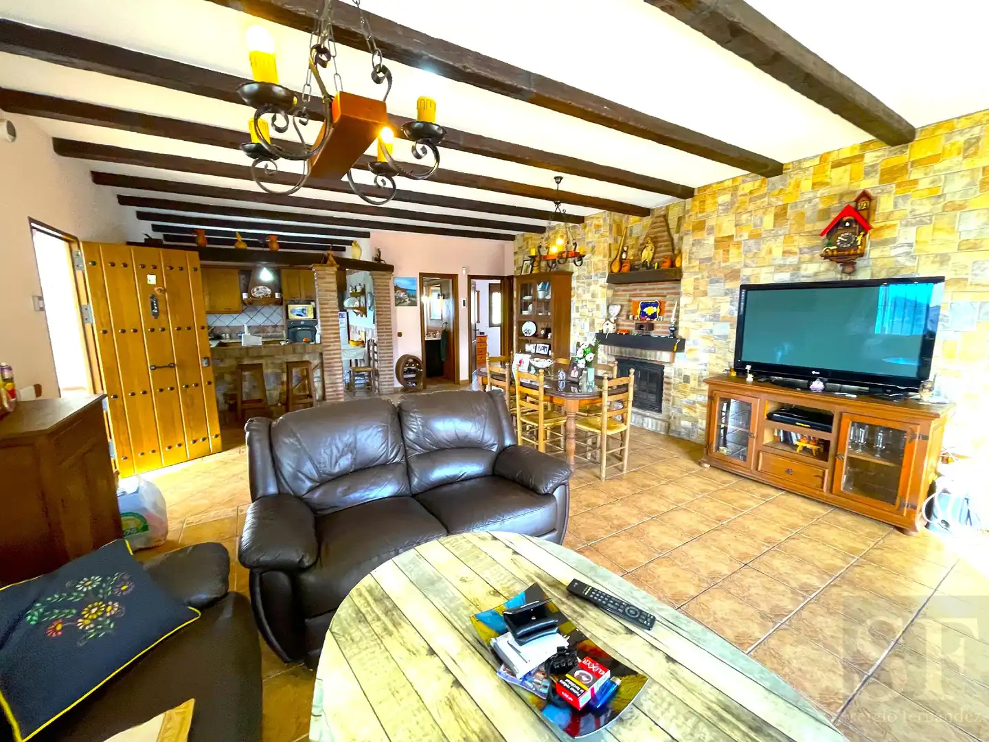 Sala d'estar de Casa o xalet en venda en Árchez